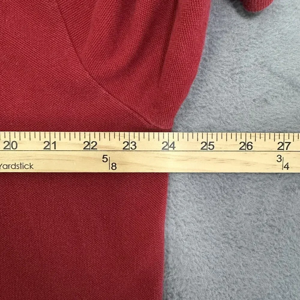 Polo Ralph Lauren Polo Shirt Mens Wine Red Cotton Short Sleeve Golf Classic - XL